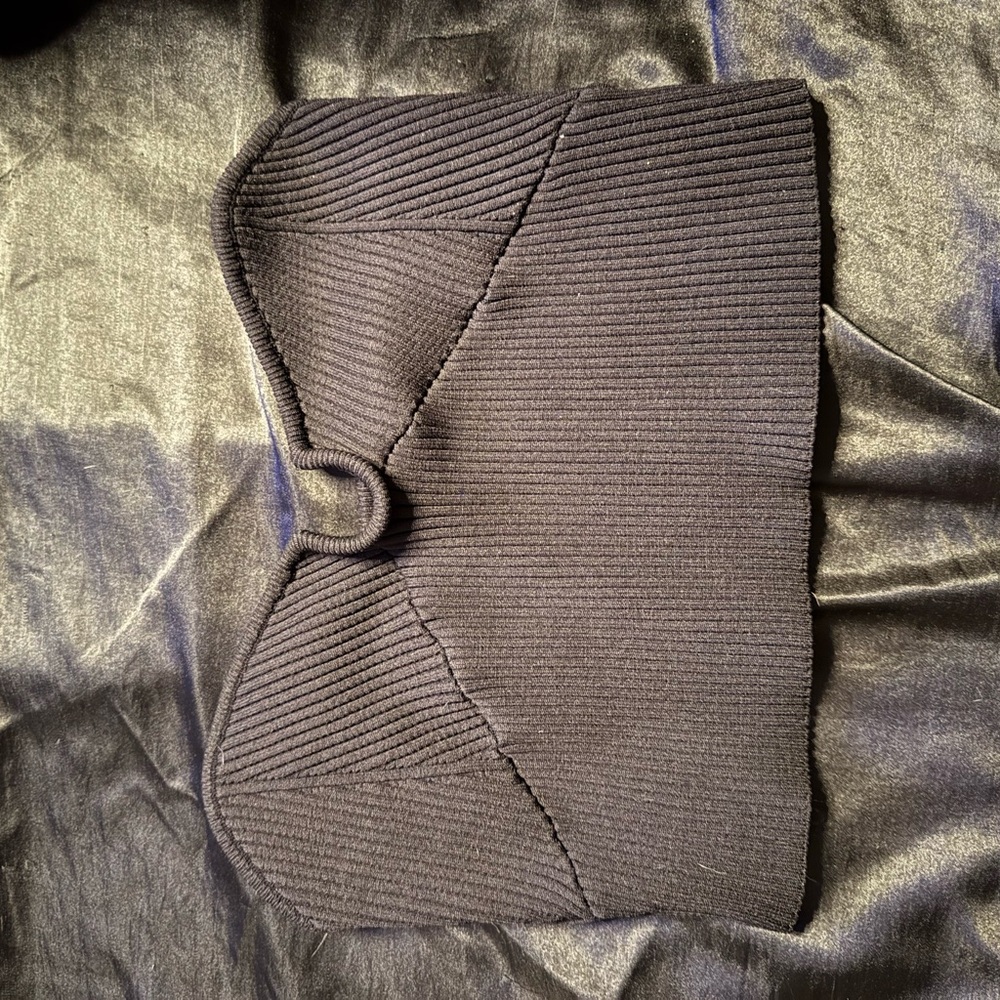 Forever 21 Black Cropped Tube Top